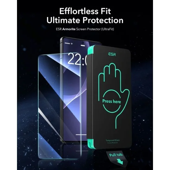 Screen Protector Samsung S25 Ultra Tempered Glass Clear Esr - 2 Packs